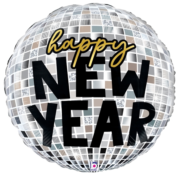 Jumbo New Year Disco Ball balloon