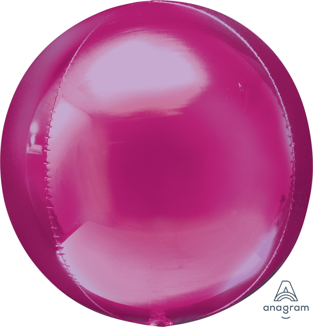 ORBZ Bright Pink 15"x16" balloon