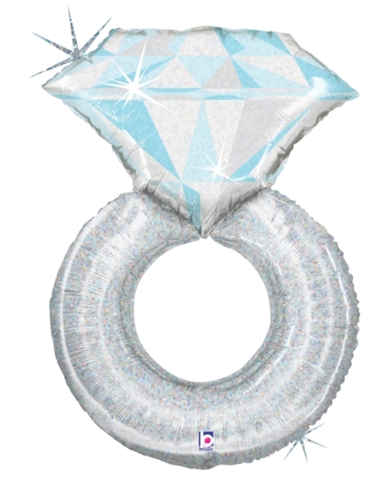 Platinum Wedding Ring Supershape balloon