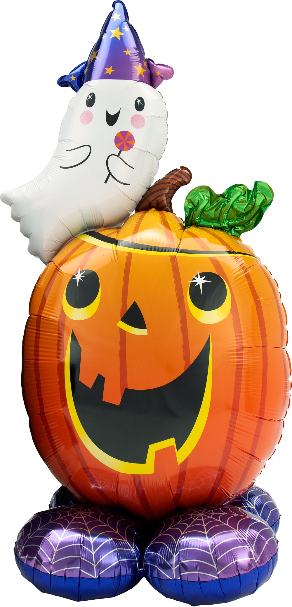 Pumpkin and Ghost Halloween Airloonz Air-fill balloon