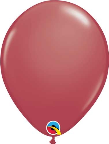 Q (100) 5" Fashion Cranberry balloons