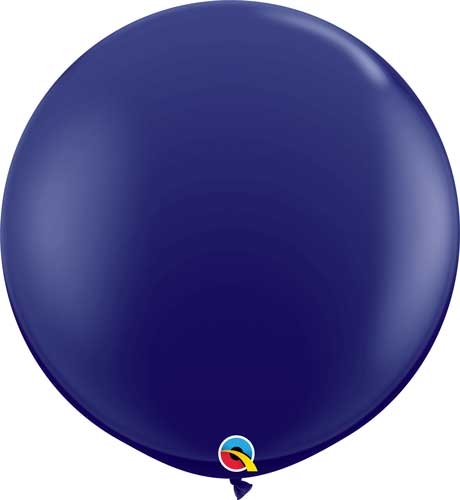 Q (2) 36" Standard Navy Blue balloons