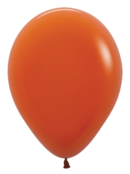 SEM (100) 11" Deluxe Sunset Orange Balloons