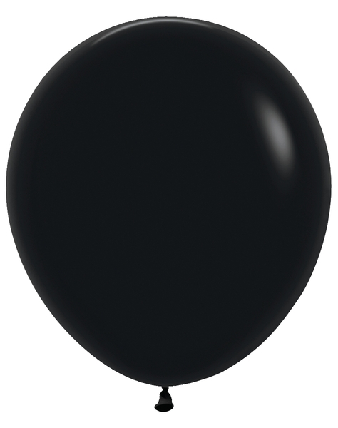 SEM (25) 18" Deluxe Black balloons