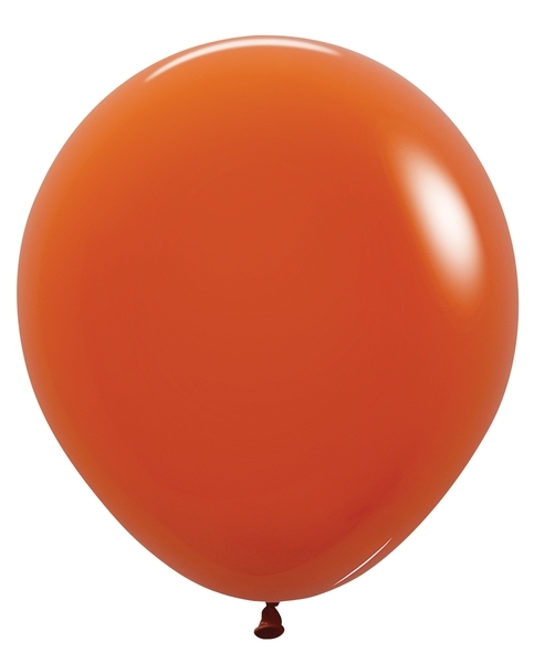 SEM (25) 18" Deluxe Sunset Orange Balloons