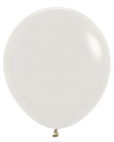 SEM (25) 18" Pastel Dusk Cream balloons