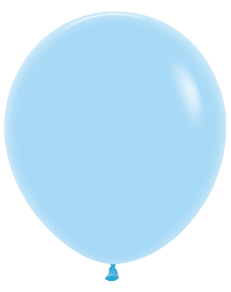 SEM (25) 18" Pastel Matte Blue balloons