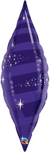 Shape - 38" Taper Swirl - Purple balloon