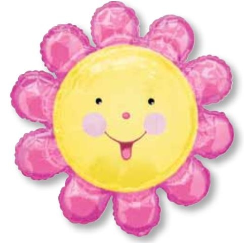 Shape - Chatterbox Pink Flower 29" balloon