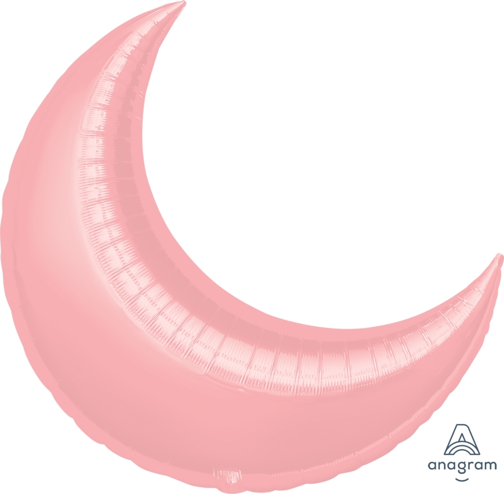 Shape Cresent Moon Pastel Pink 35" balloon