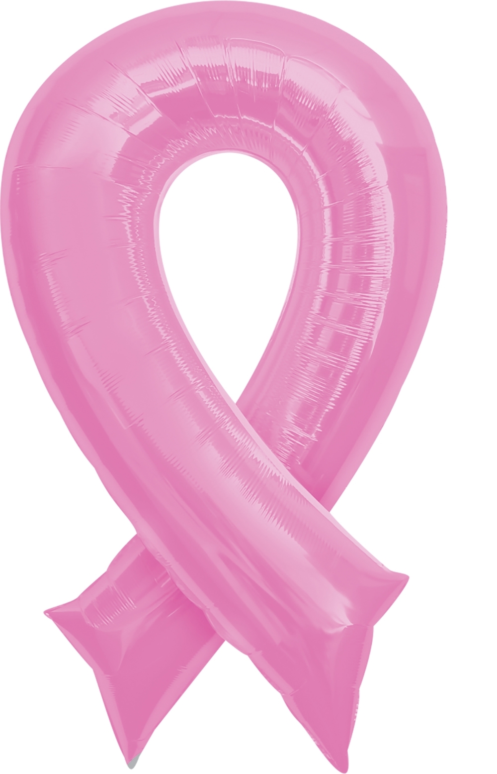 Shape - Pink Cancer Ribbon 20"x36" balloon