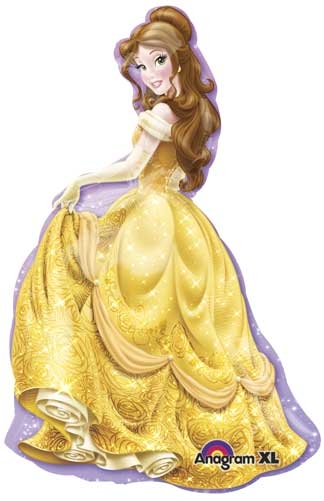 Shape Princess Belle Yellow 24"x 39" balloon