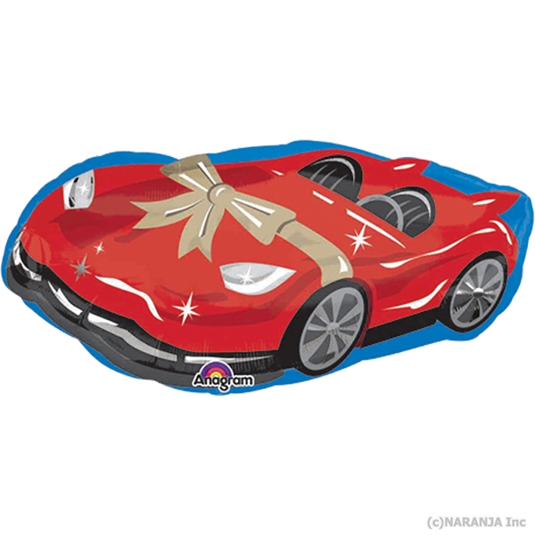 Shape - Race Car Red 17"x36" balloon *Unpacked