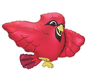 Shape - Red Cardinal 26" balloon