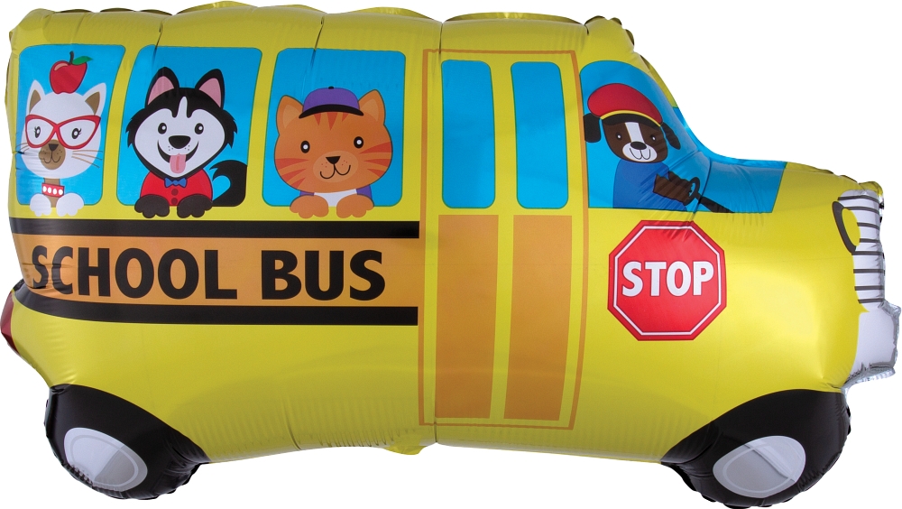 Shape School Bus Back to school balloon *Unpacked