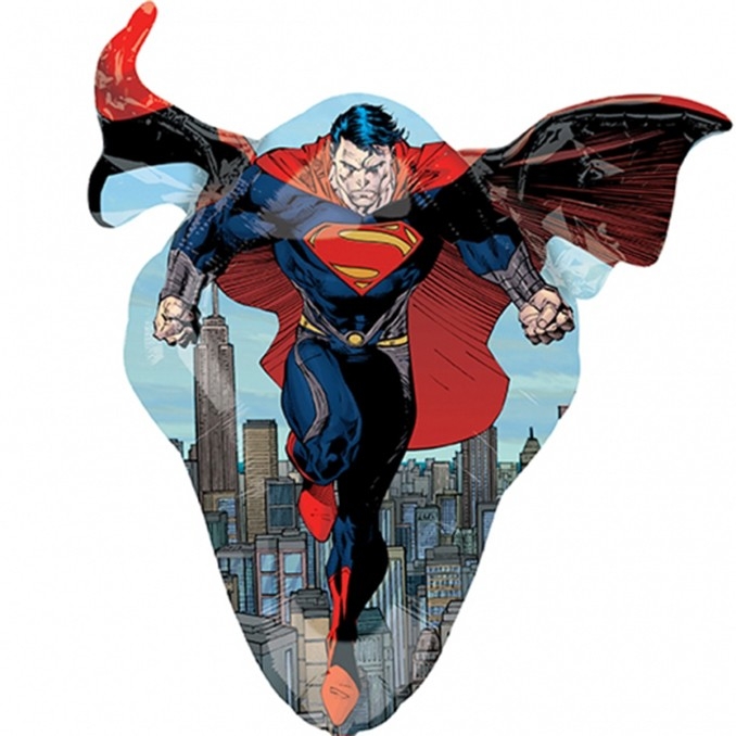 Shape Superman - Man of Steel 31"x31" balloon