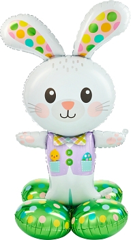 Spotted Easter Bunny Airloonz Air-fill balloon