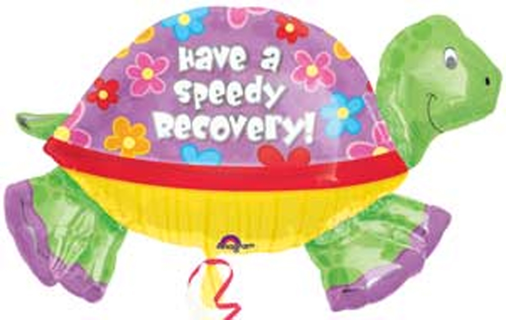 Super Shape G - Speedy Recovery Turtle balloon