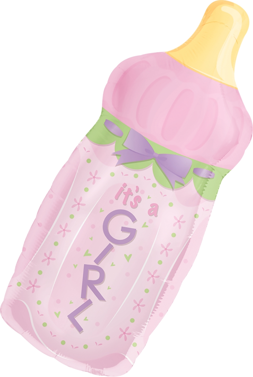 Super Shape - It's A Girl Baby Bottle balloon