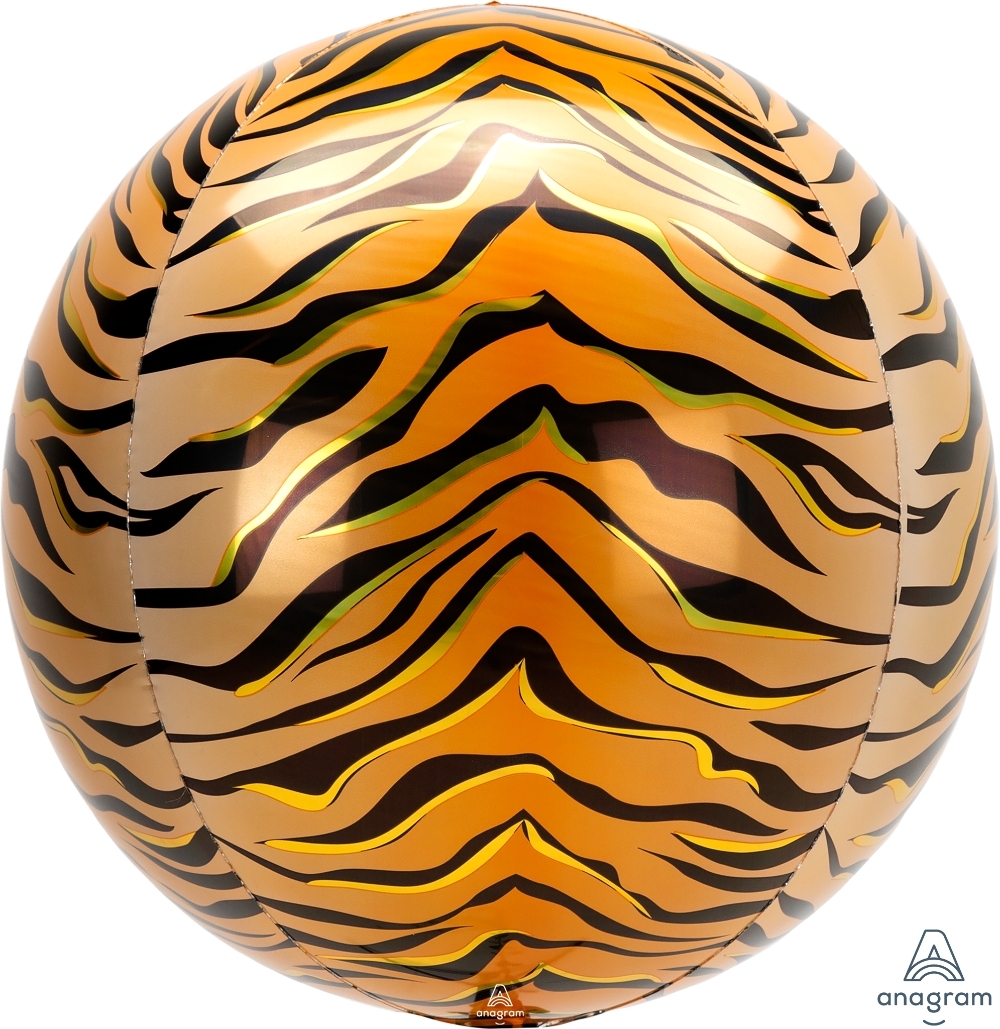 Tiger Print AnimalZ OrbZ Balloon