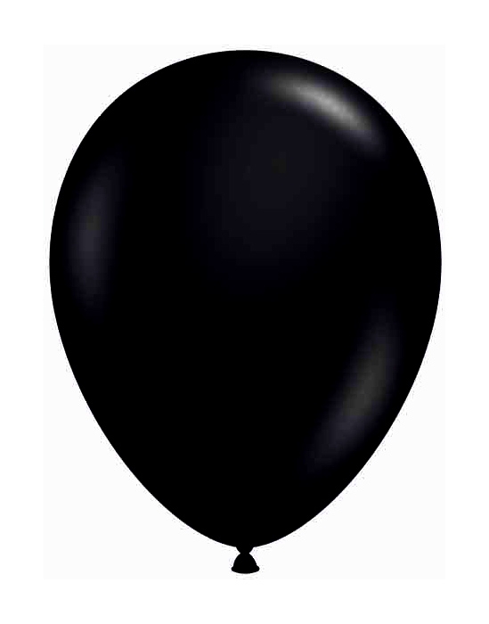 TUFTEX (100) 11" Black balloons