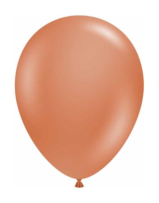 TUFTEX (100) 11" Burnt Orange balloons