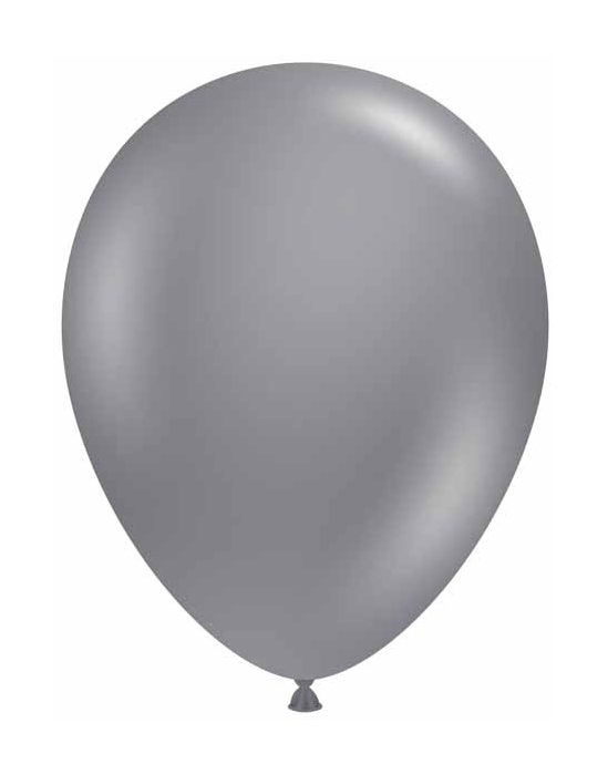TUFTEX (100) 11" Gray Smoke balloons