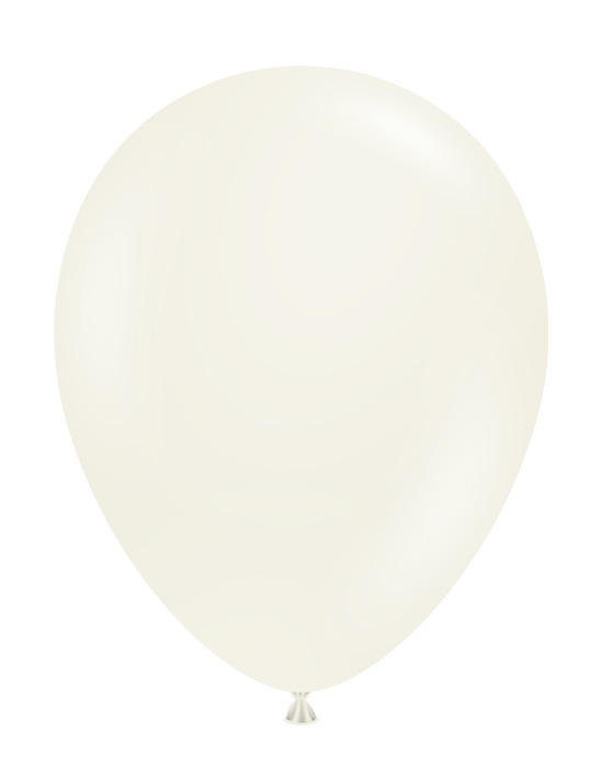 TUFTEX (100) 11" Lace Matte White balloons