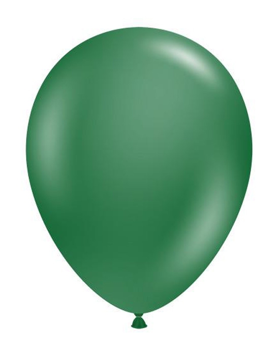 TUFTEX (100) 11" Metallic Forest Green balloons