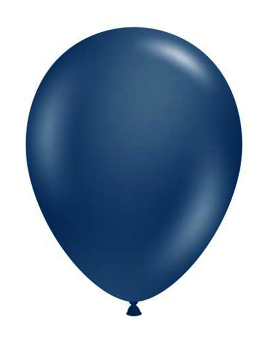 TUFTEX (100) 11" Pearl Midnight Blue balloons