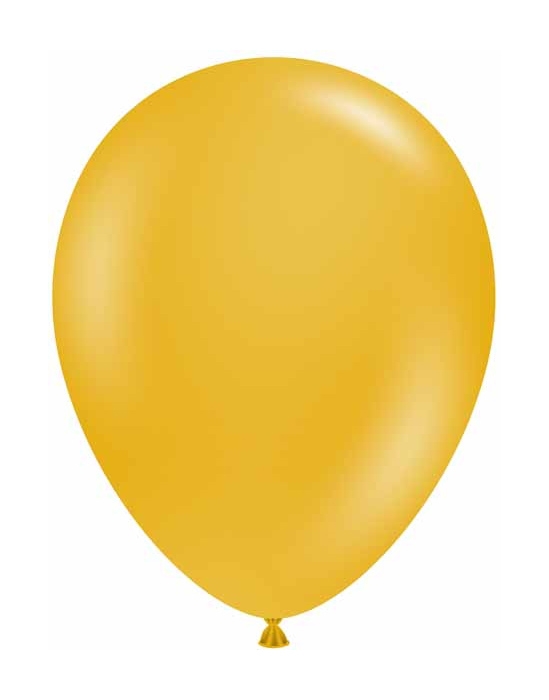 TUFTEX (100) 11" Mustard balloons