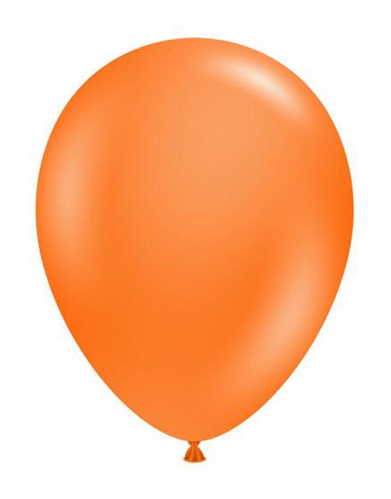 TUFTEX (100) 11" Orange balloons