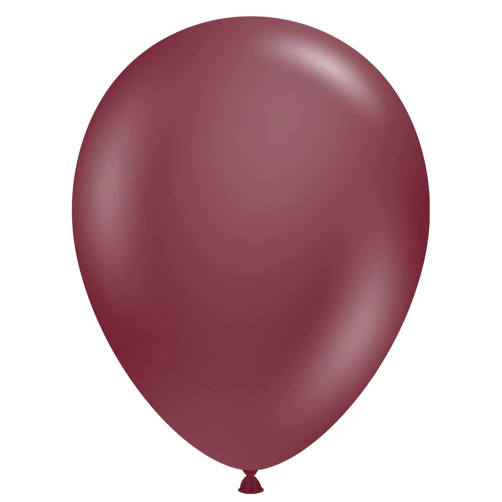 TUFTEX (100) 11" Samba Burgundy balloons