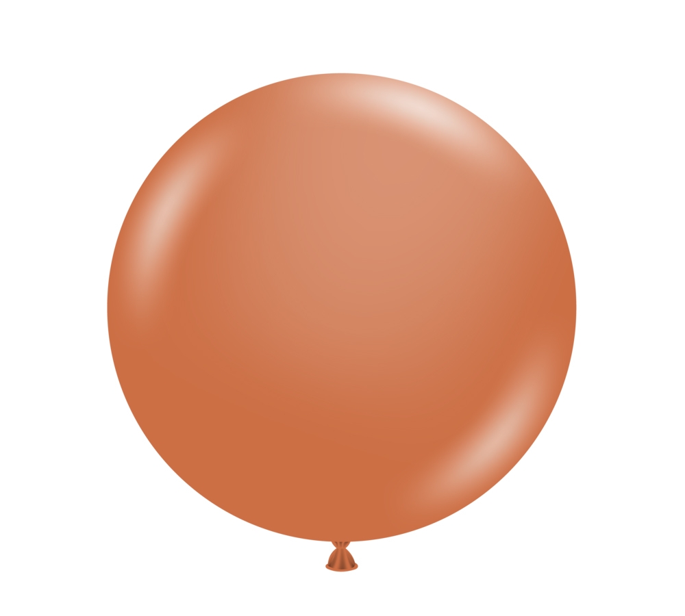 TUFTEX (1) 24" Burnt Orange balloon
