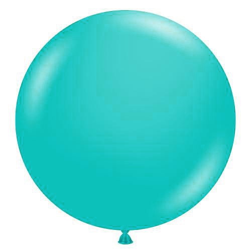TUFTEX (1) 24" Teal balloon