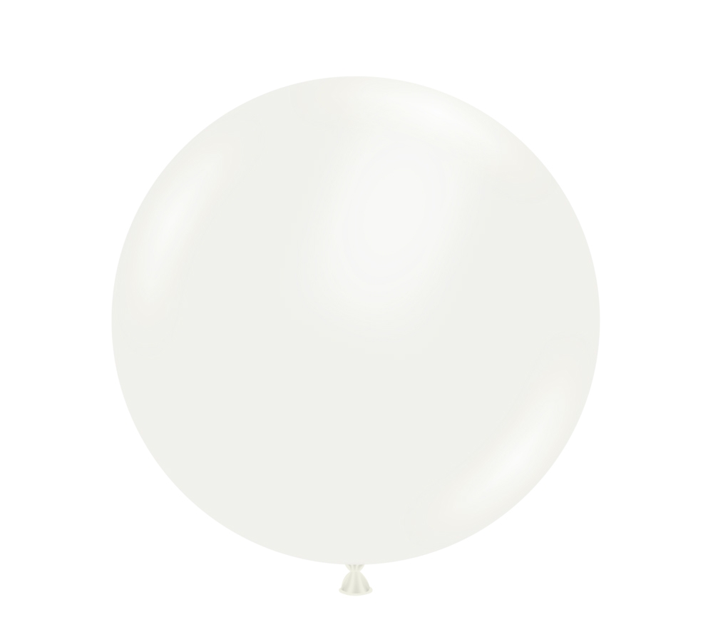 TUFTEX (1) 24" White balloon