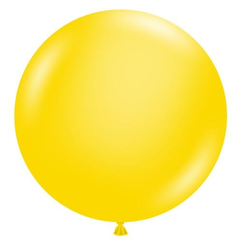 TUFTEX (1) 24" Yellow balloon
