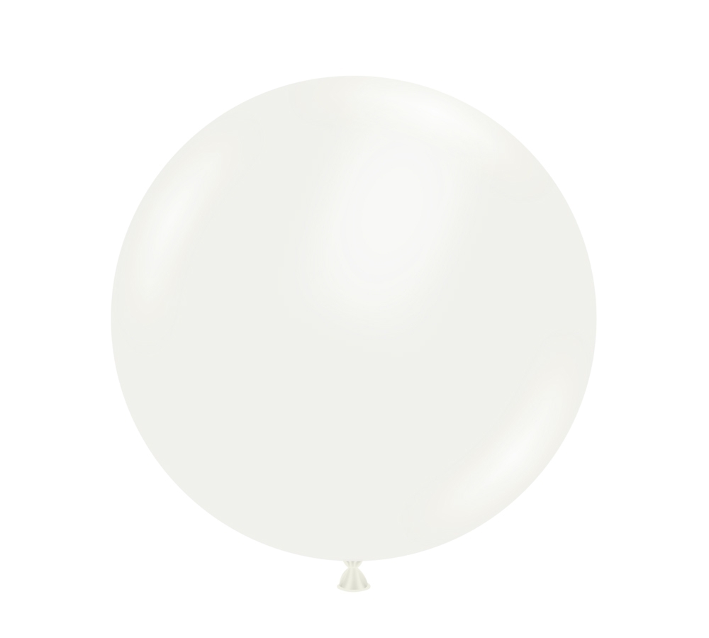 TUFTEX (1) 36" White balloon
