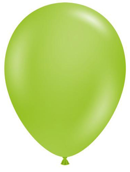 TUFTEX (50) 17" Lime Green balloons