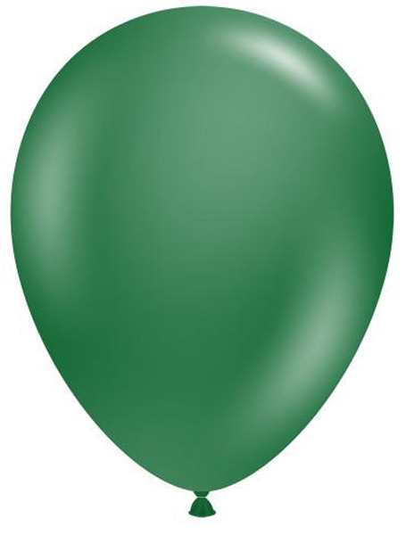 TUFTEX (50) 17" Metallic Forest Green balloons