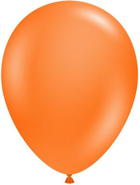 TUFTEX (50) 17" Orange balloons
