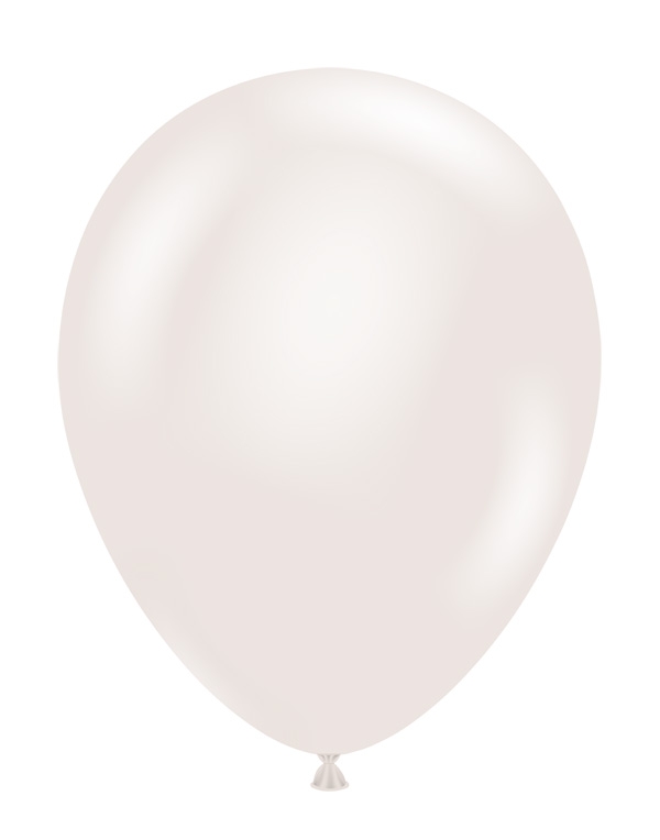 TUFTEX (50) 17" Pearl White Sugar balloons
