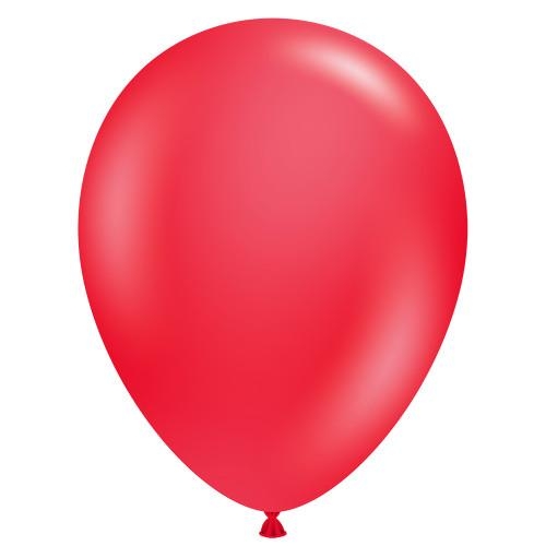TUFTEX (50) 17" Red balloons