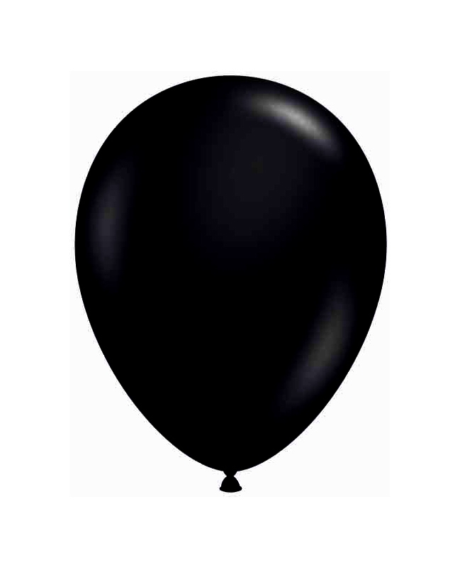 TUFTEX (50) 5" Black balloons