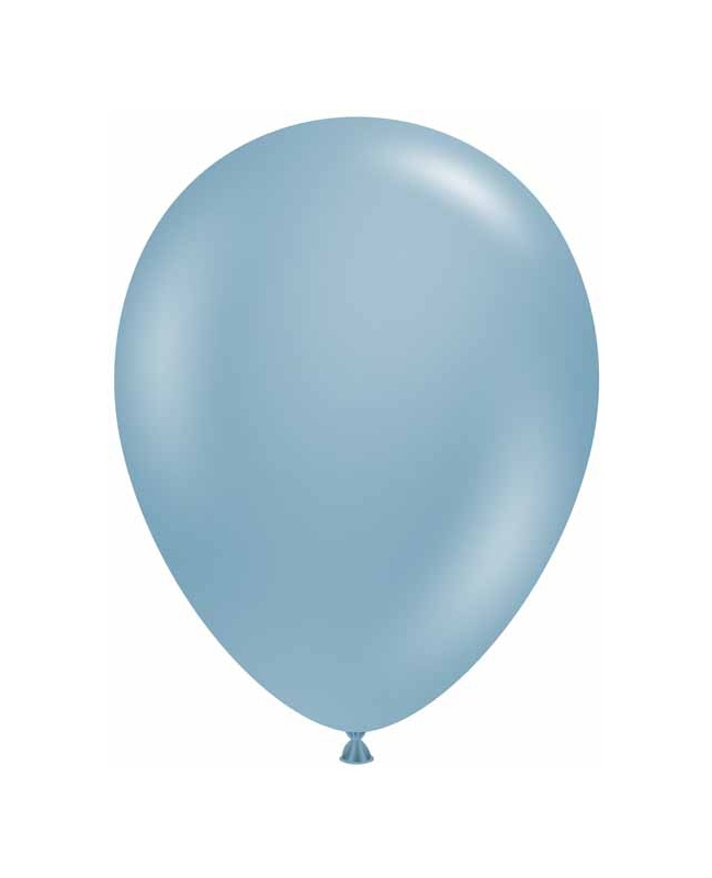 TUFTEX (50) 5" Blue Slate balloons