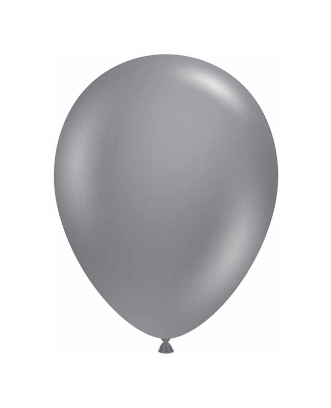 TUFTEX (50) 5" Gray Smoke balloons