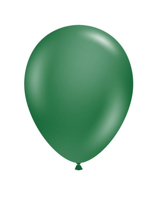 TUFTEX (50) 5" Metallic Forest Green balloons