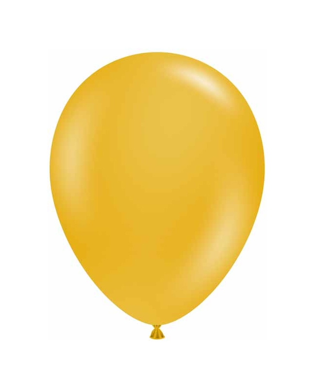 TUFTEX (50) 5" Mustard balloons