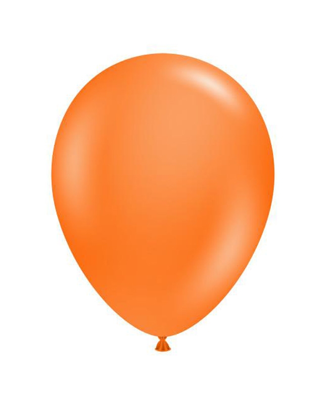 TUFTEX (50) 5" Orange balloons