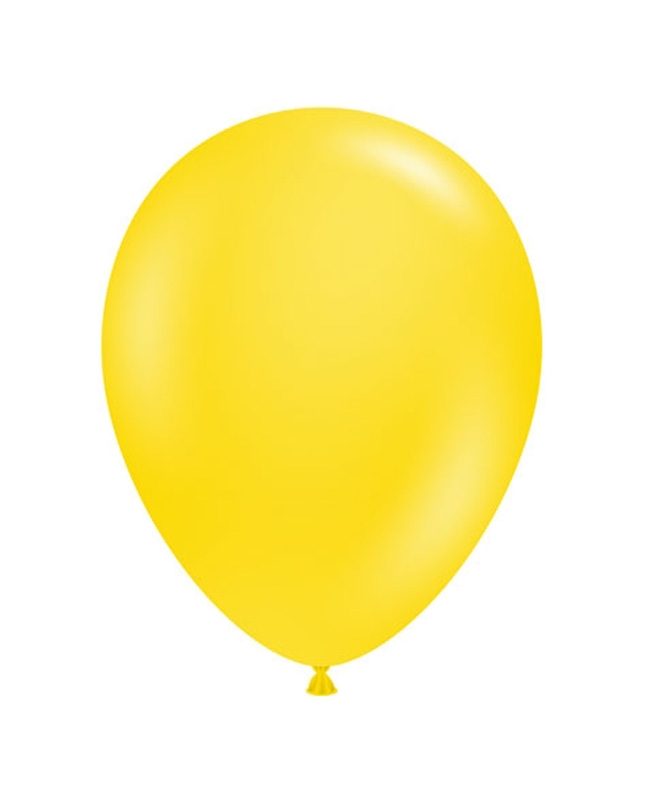 TUFTEX (50) 5" Yellow balloon